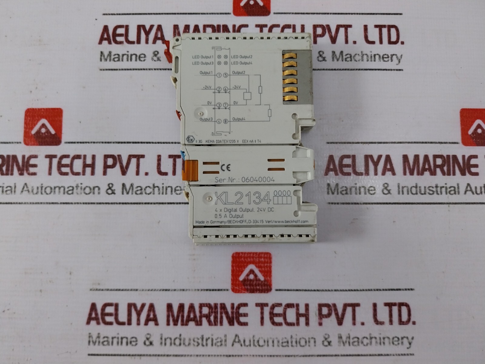 Beckhoff KL2134 Bus Terminal 4-Channel Digital Input 0.5A