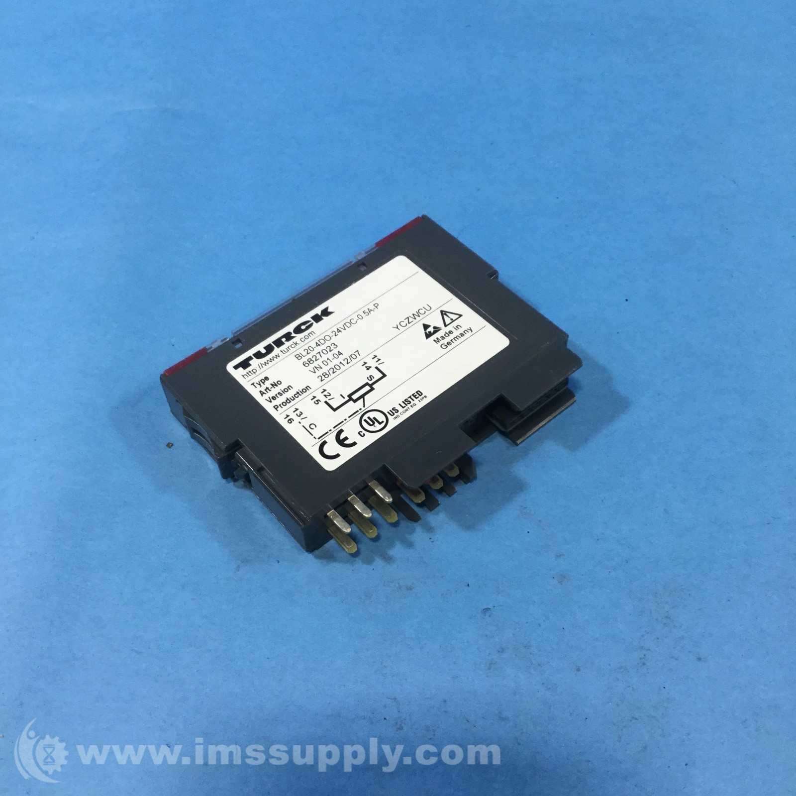 Turck BL20-4DO-24VDC-0.5A-P Digital Output Module USIP