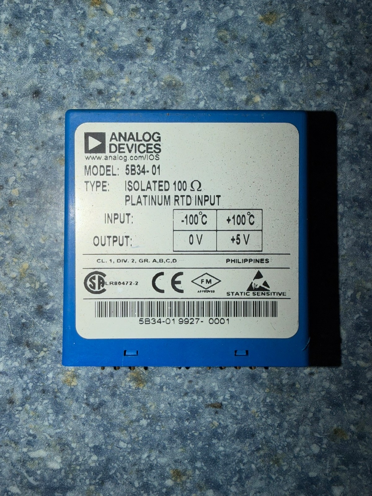 Analog Devices 5B Series Signal Conditioning Modules Isolated I/O