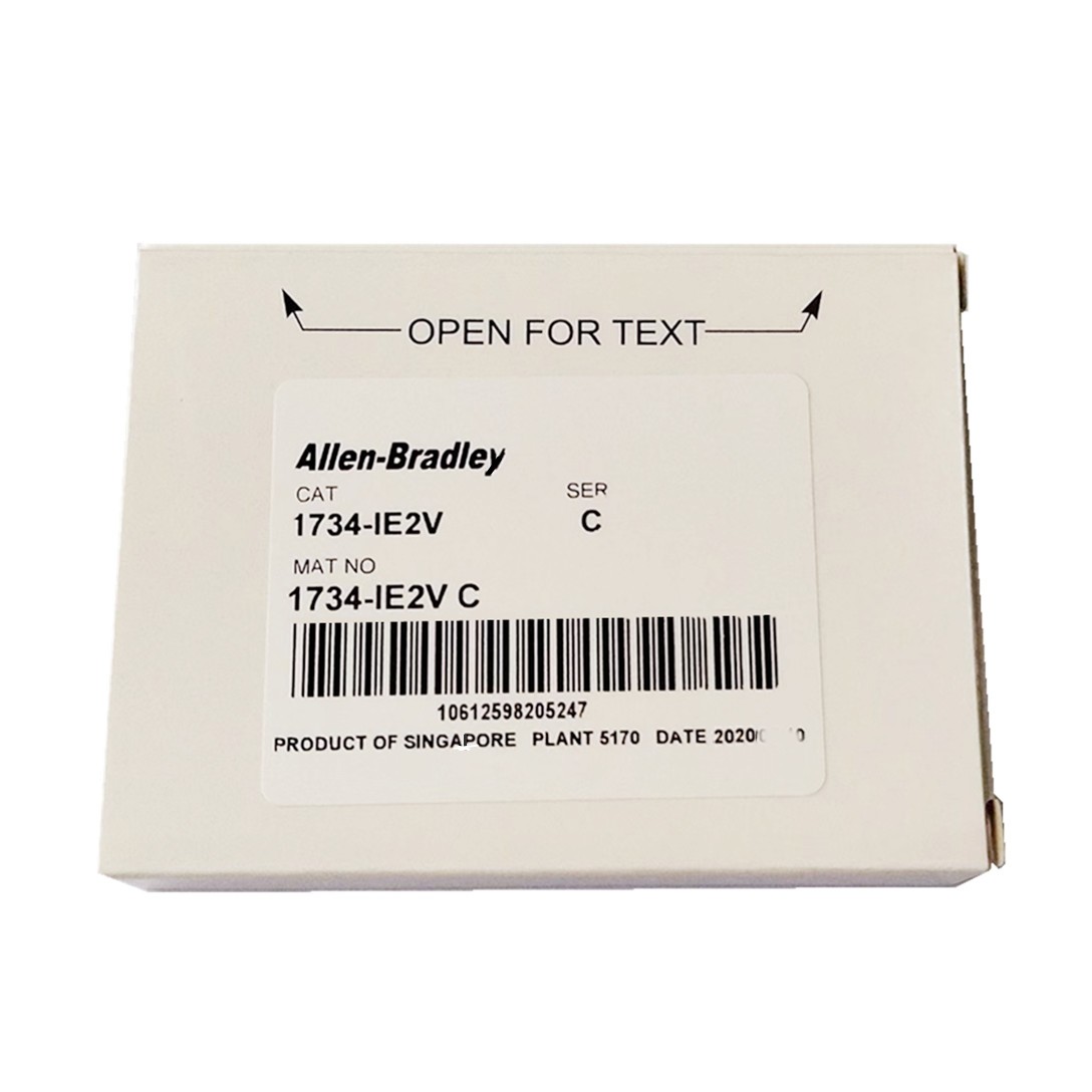 New Factory Sealed AB 1734-IE2V I/O 2 Point Analog Input Module 1734IE2V