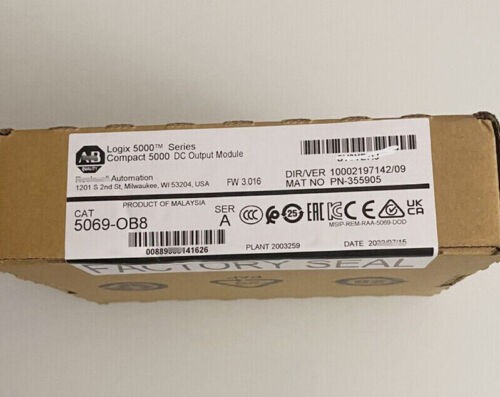 New Allen Bradley 5069-OB8 Ser A Compact 5000 DC Output Module FREE SHIP