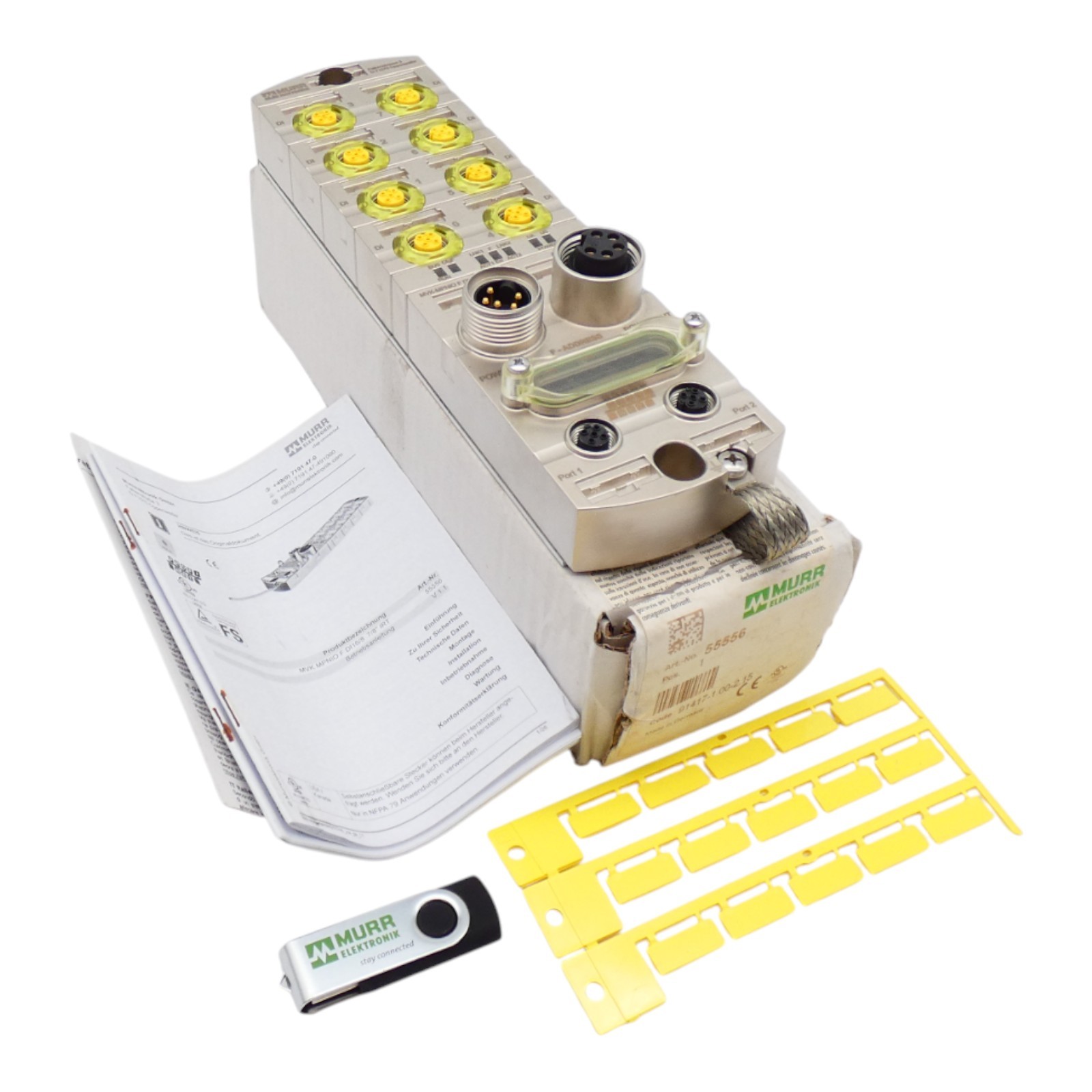Murr Elektronik MVK-MPNIO F DI16/8 7/8″ IRT 55556 Safety IO-Device -Unused/Original Packaging-