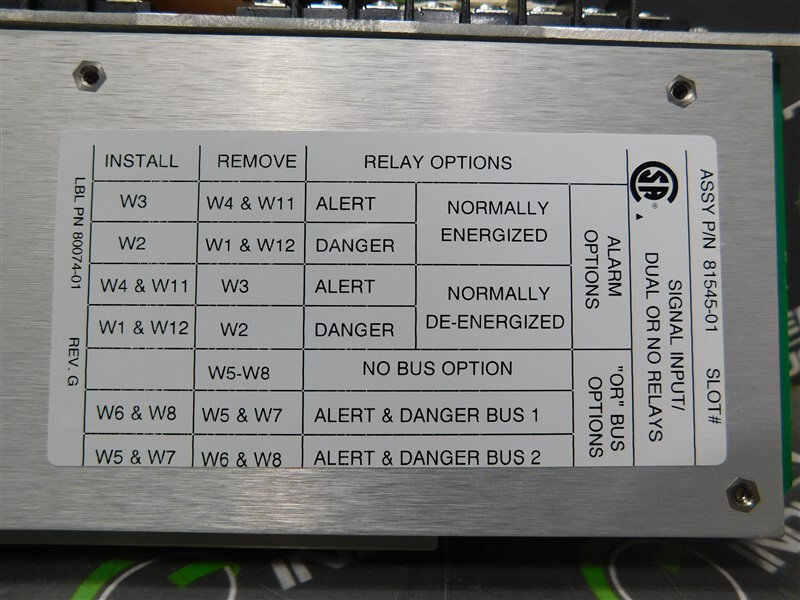 NEW Bently Nevada 3300 Series Signal Relay Board 81545-01 Board Rev. AC