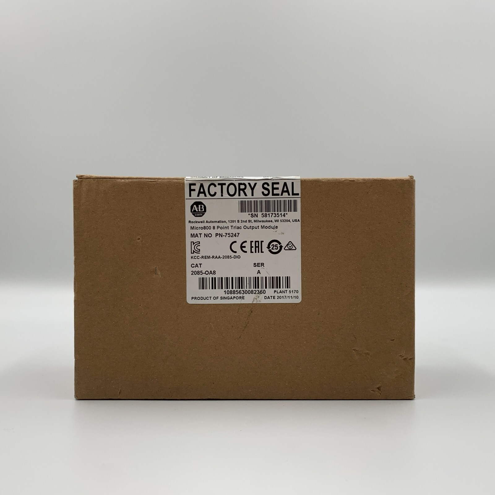 2085-OA8 SER A MICRO800 8 POINT OUTPUT MODULE NEW OPEN BOX