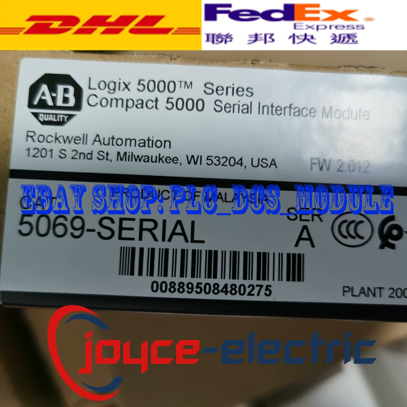New in box Factory Sealed 5069-SERIAL SER A Compact Logix 5000 Interface Module