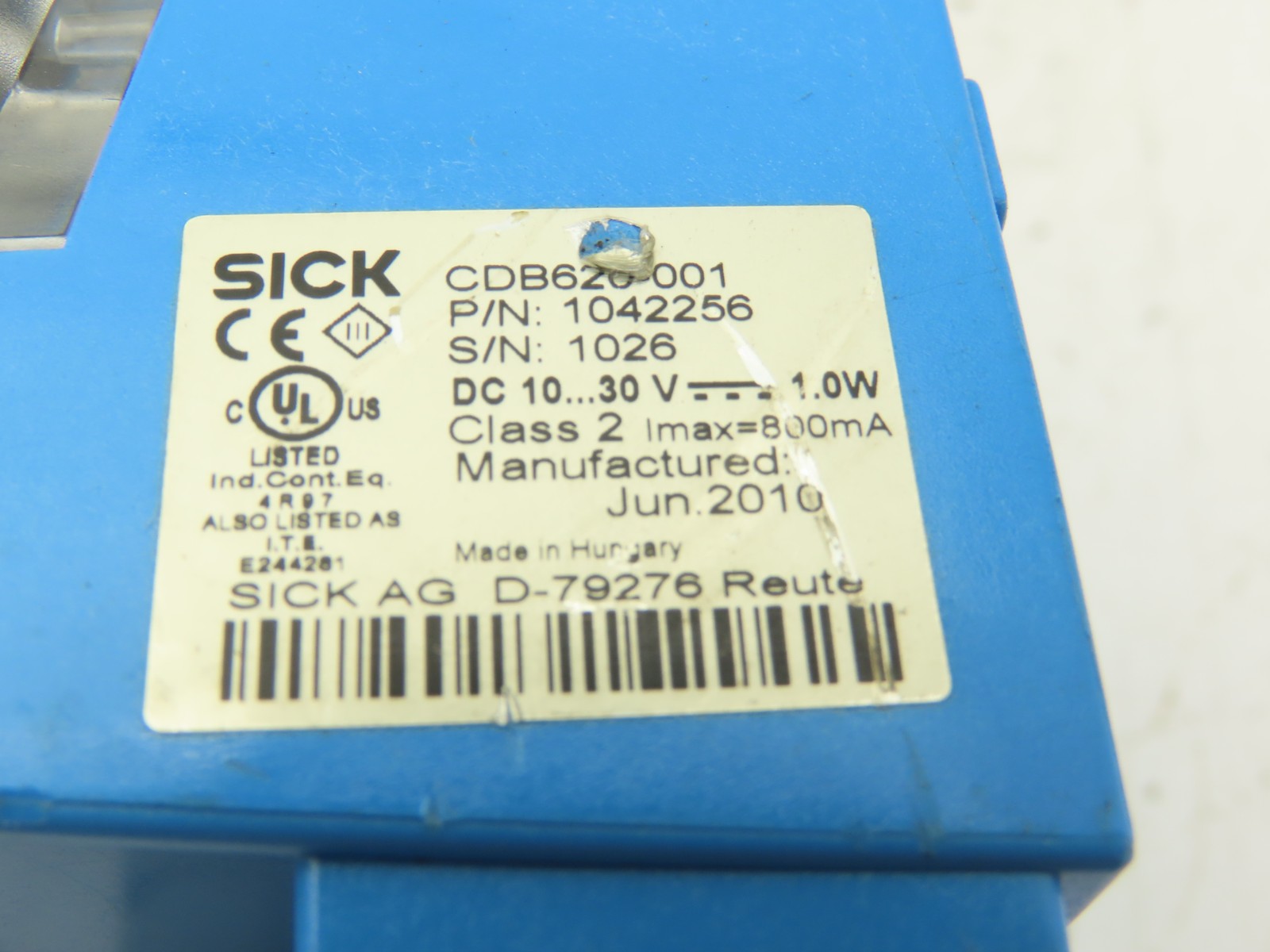 SICK CDB620-001 Barcode Scanner Connection Box I/O Module Lot of 2