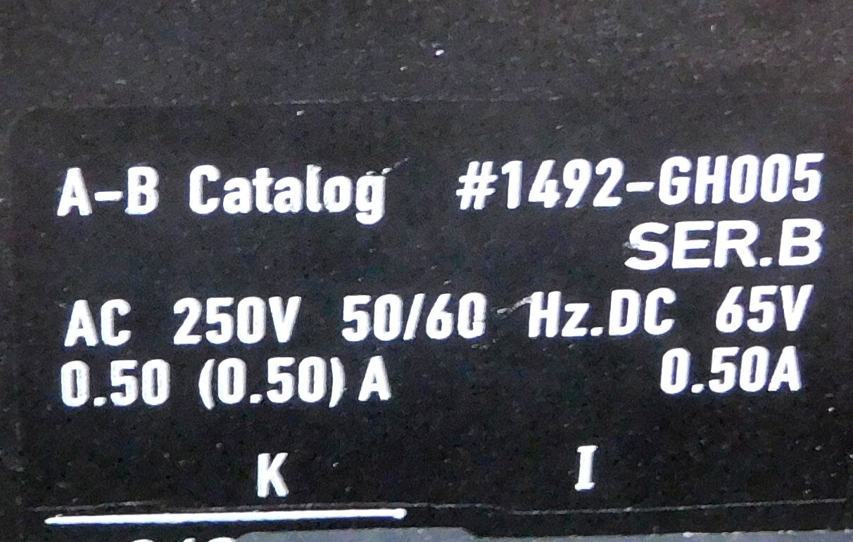 Allen Bradley & Weidmuller 100C12D10, 1492-GH005, LR82859, WSI6/2 DIN Rail