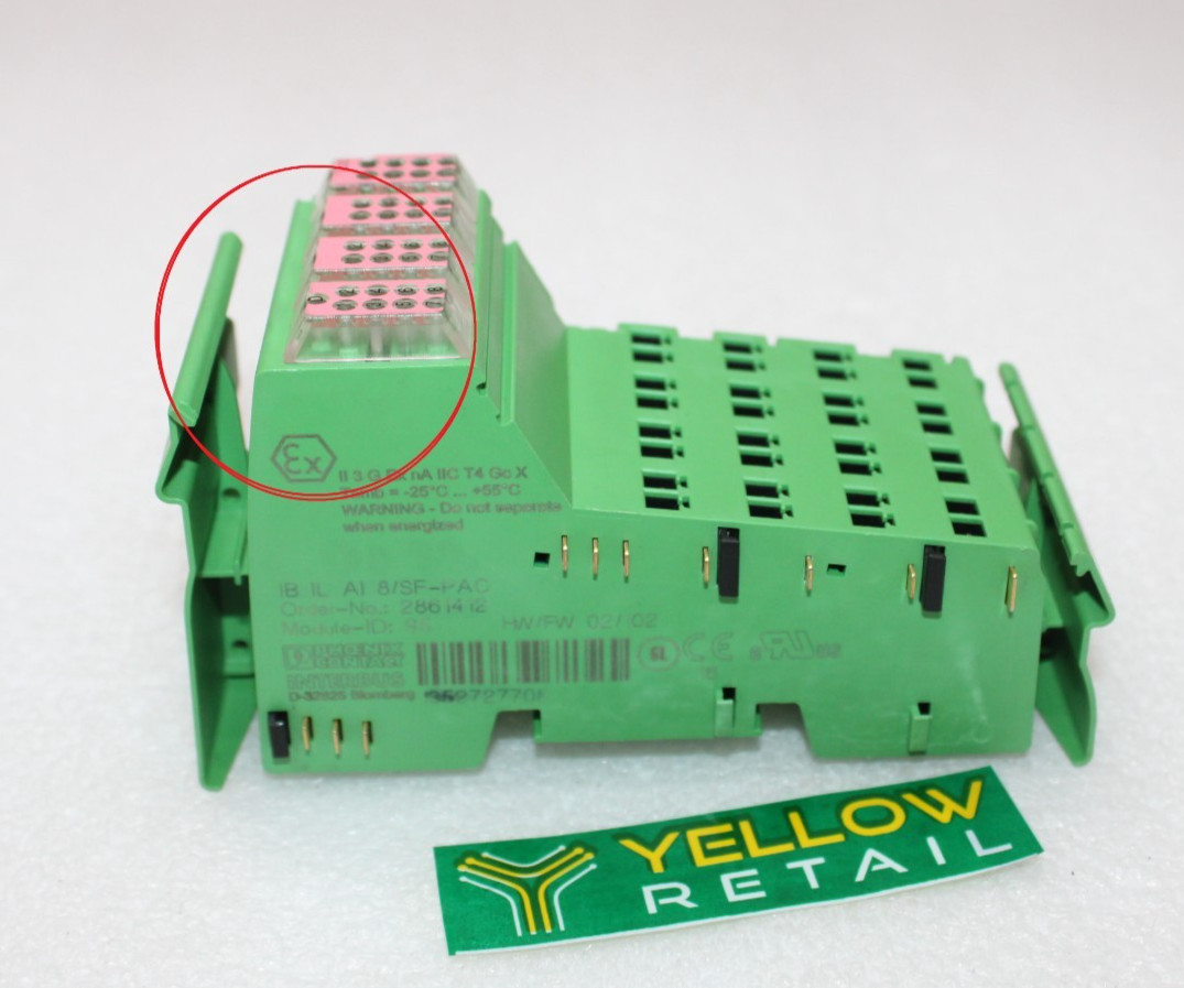 PHOENIX CONTACT IB-IL-AI-8/SF-PAC ANALOG MODULE AXIOLINE 2861412