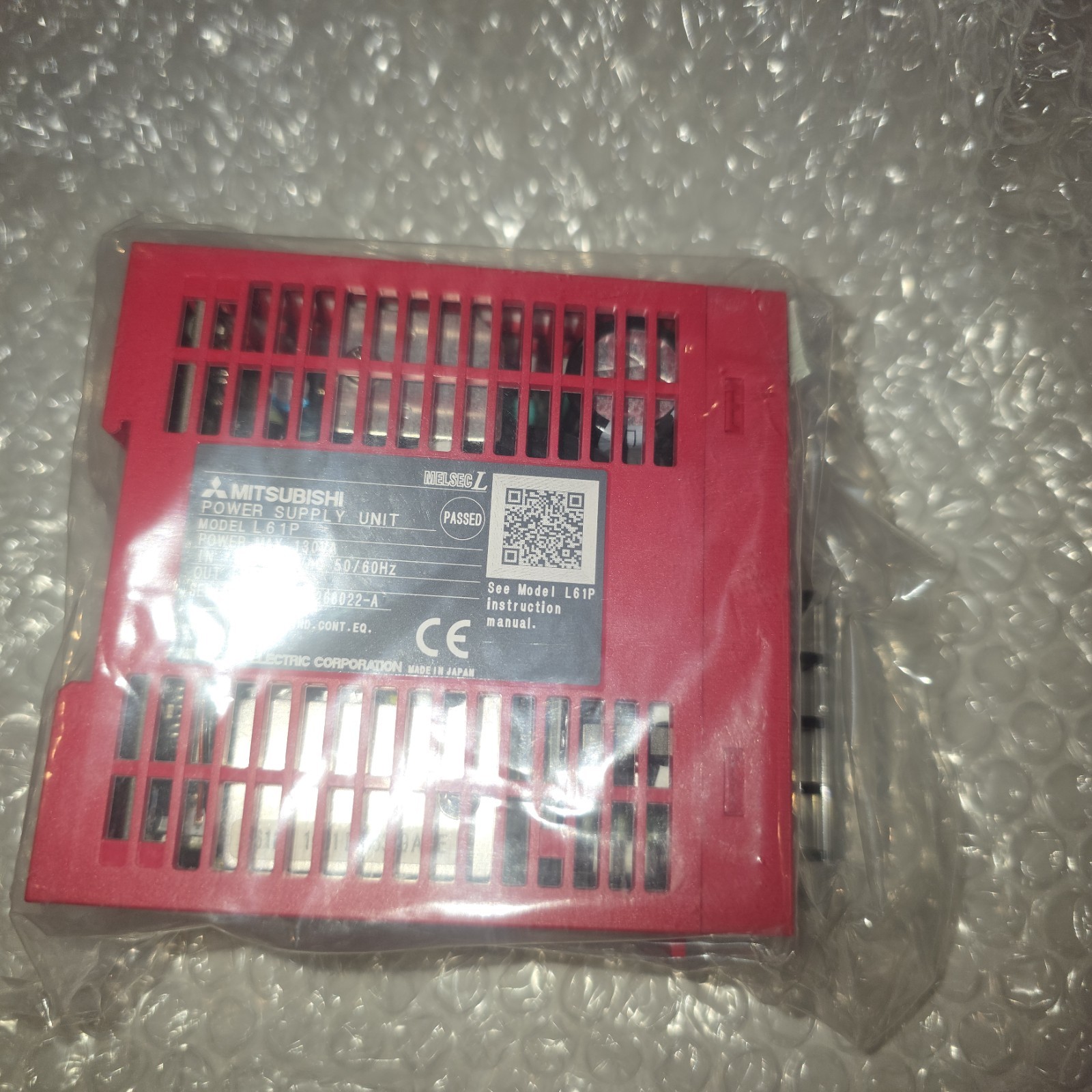 Mitsubishi MELSEC L61P PLC Power Supply Module 100–240V Industrial Automation