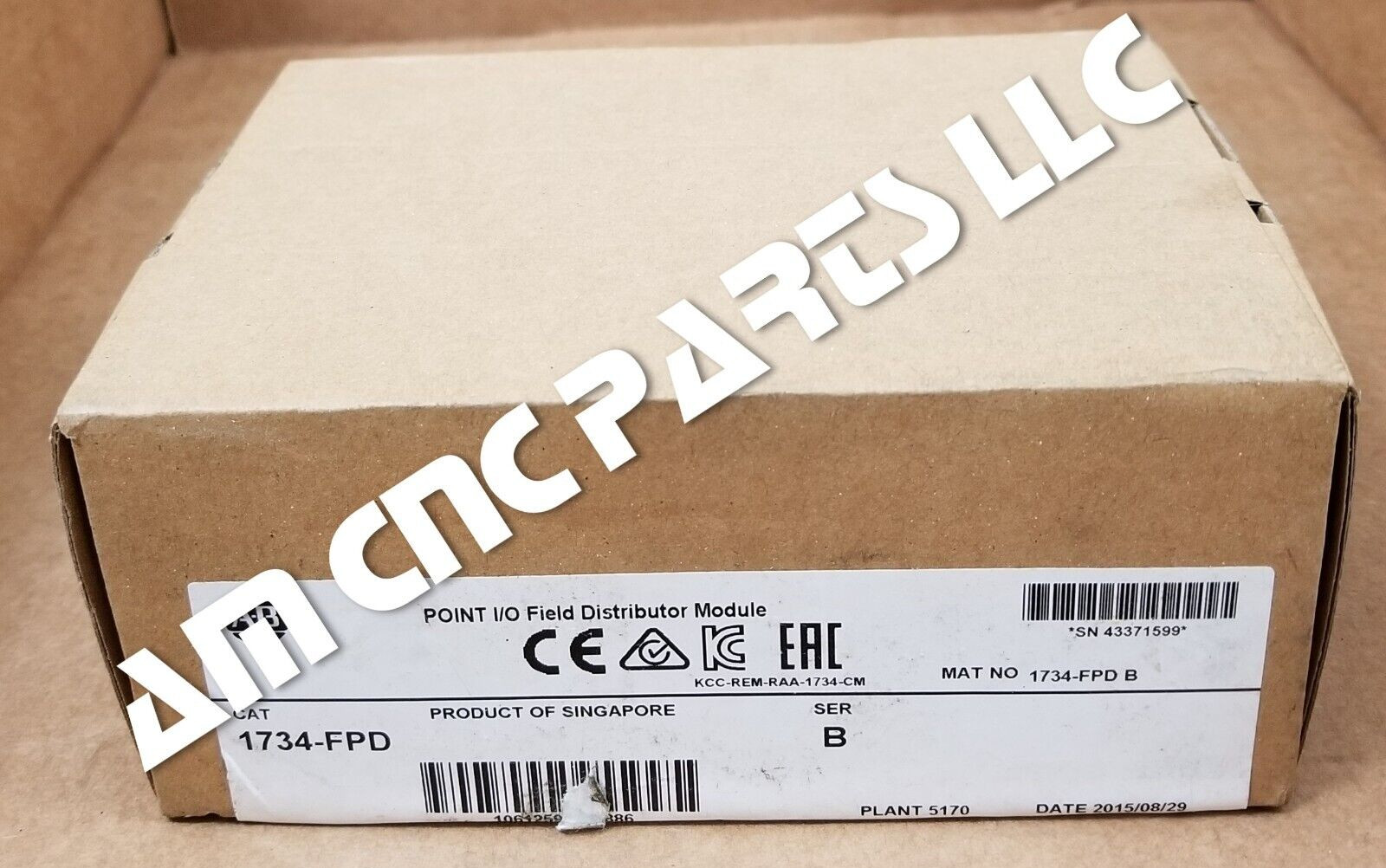 Surplus NEW IN BOX Allen Bradley 1734-FPD/B Field Potential Distributor 24V/240V