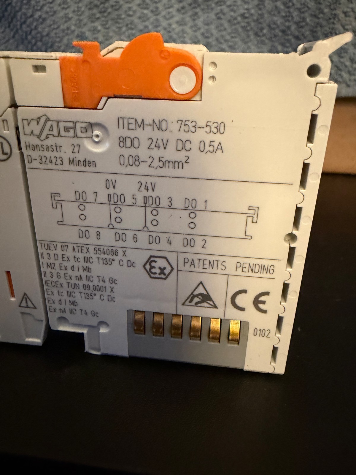 WAGO 753-530 Output Module 800 24V DC 0.5A