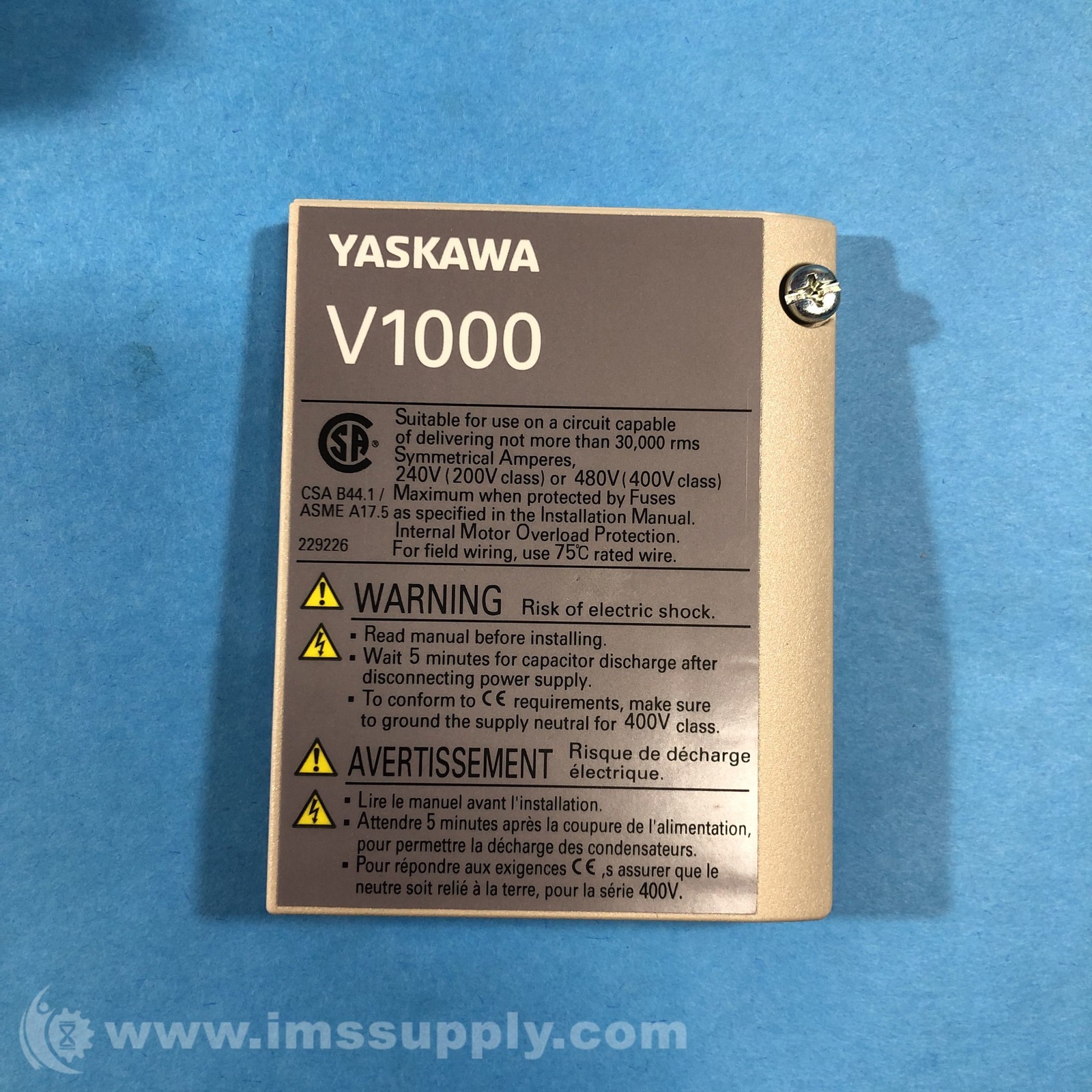 Yaskawa SI-ES3/V EtherCat Communication Interface Unit FNOB