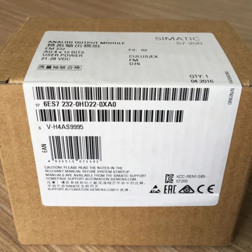 1PCS New Siemens 6ES7232-0HD22-0XA0 6ES7 232-0HD22-0XA0 Analog Output Module