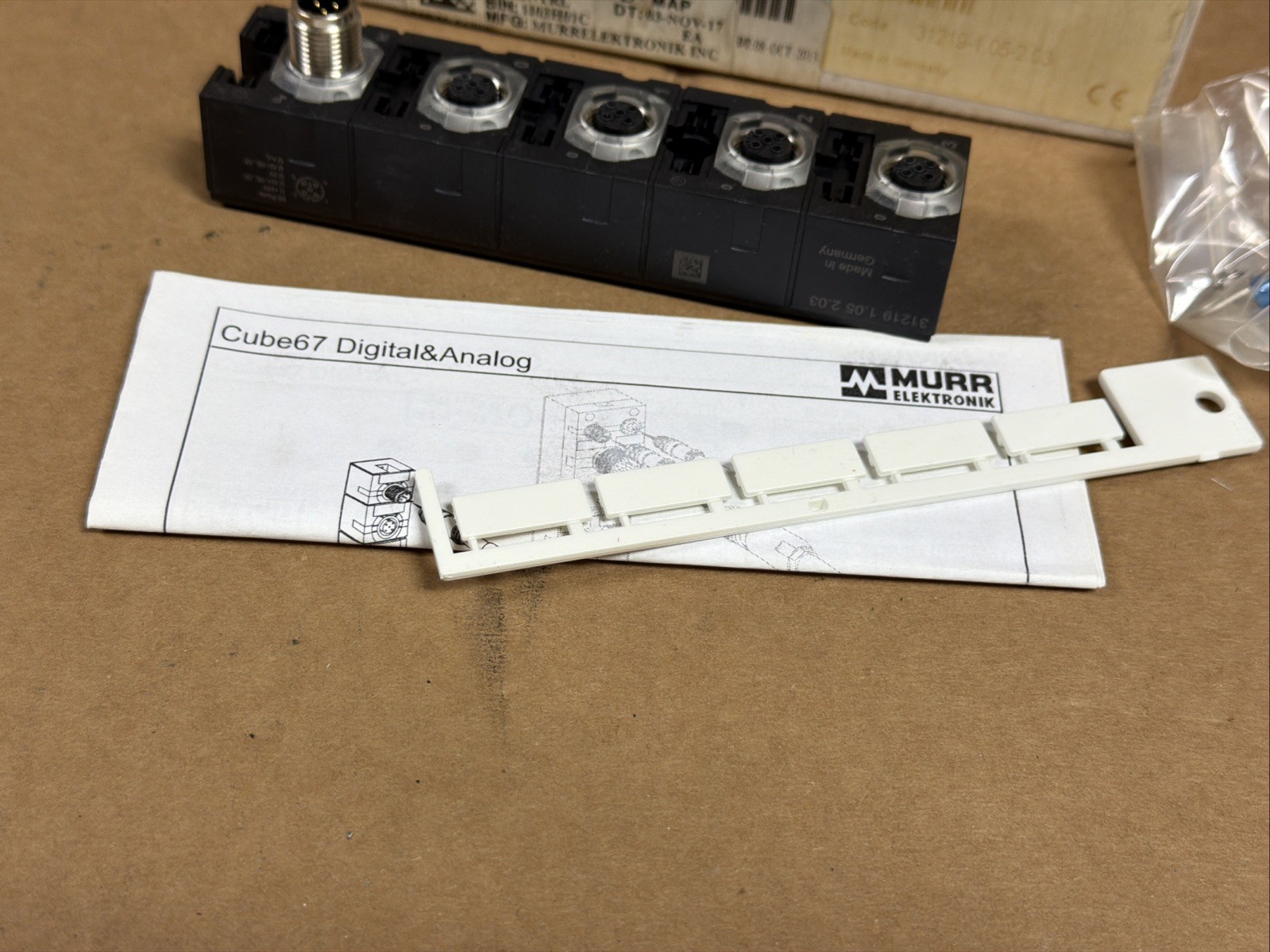 MURR ELEKTRONIK 56700 CUBE67 AI4 C 4xM12 (U) I/O Module FAST SAME DAY SHIPPING