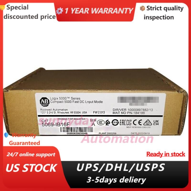 New Allen Bradley 5069-IB16F Compact I/O Input Module AB 5069IB16F US Free Tax
