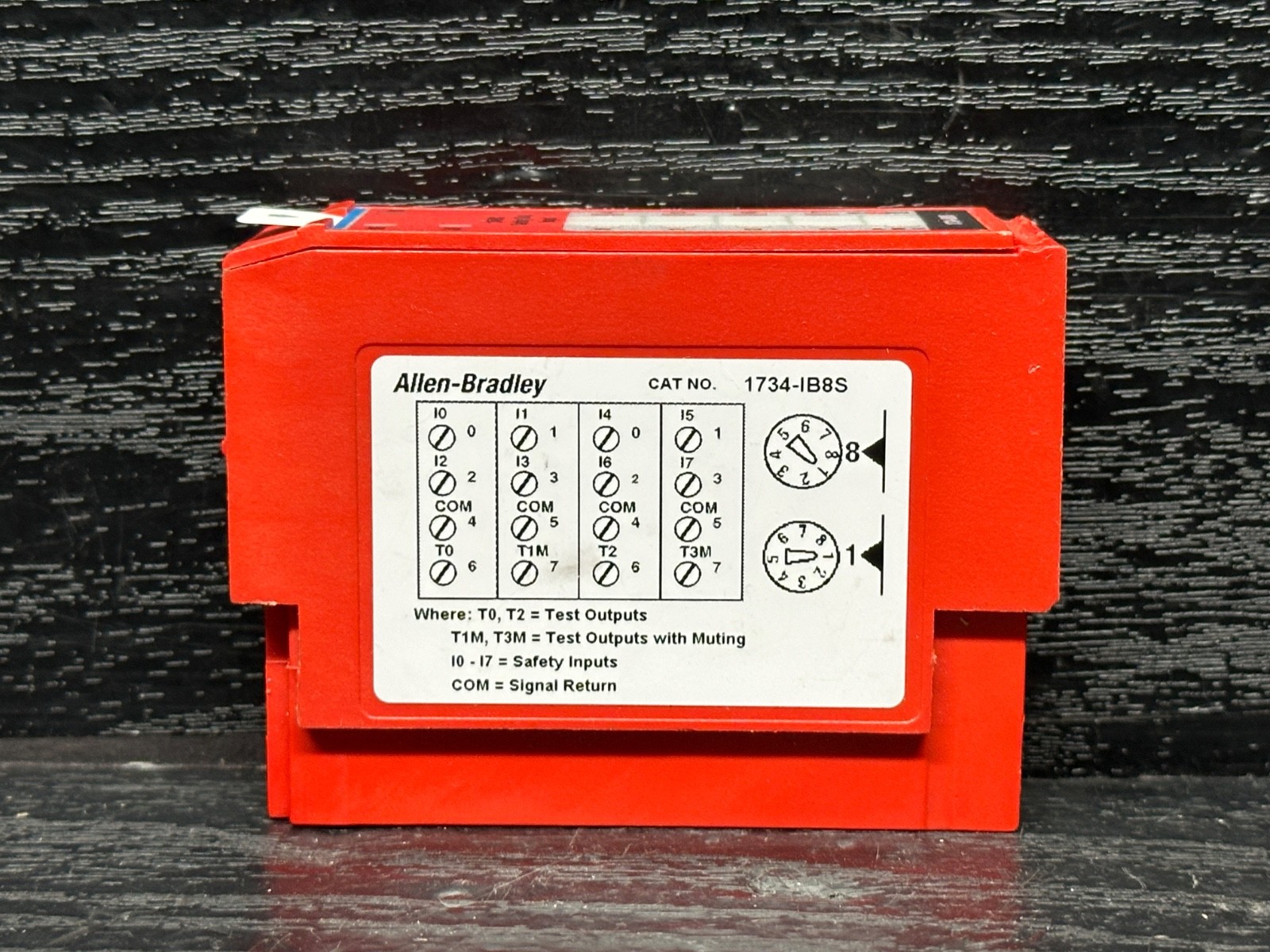 Allen Bradley 1734-IB8S 1B8S IBBS Ser B POINT I/O Safety Input Module 8 Point
