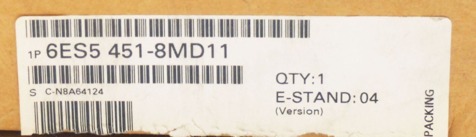 Siemens Simatic S5 6ES5 451-8MD11 E:04 -Unused/Original Packaging-