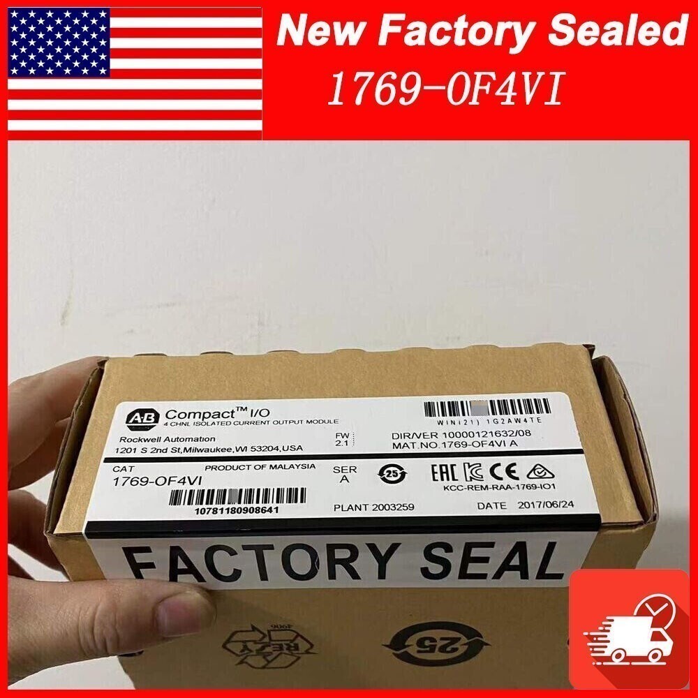 1769-OF4VI AB CompactLogix 4 Pt A/O VoltageModule 1769OF4VI FREE SHIP NEW IN BOX