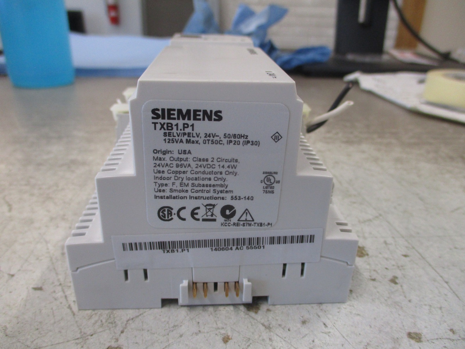 Siemens TX-I/O Bus Interface Module TXB1.P1 24VAC 50/60Hz Used