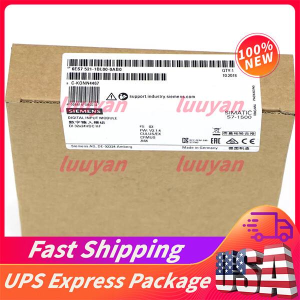 Brand New Siemens 6ES7 521-1BL00-0AB0 Free Shipping