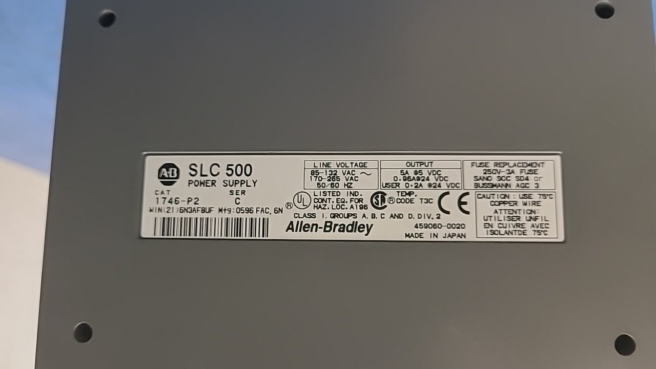Allen Bradley SLC 500 PLC System Lot (2) 1746-A10 Chassis Racks & Modules