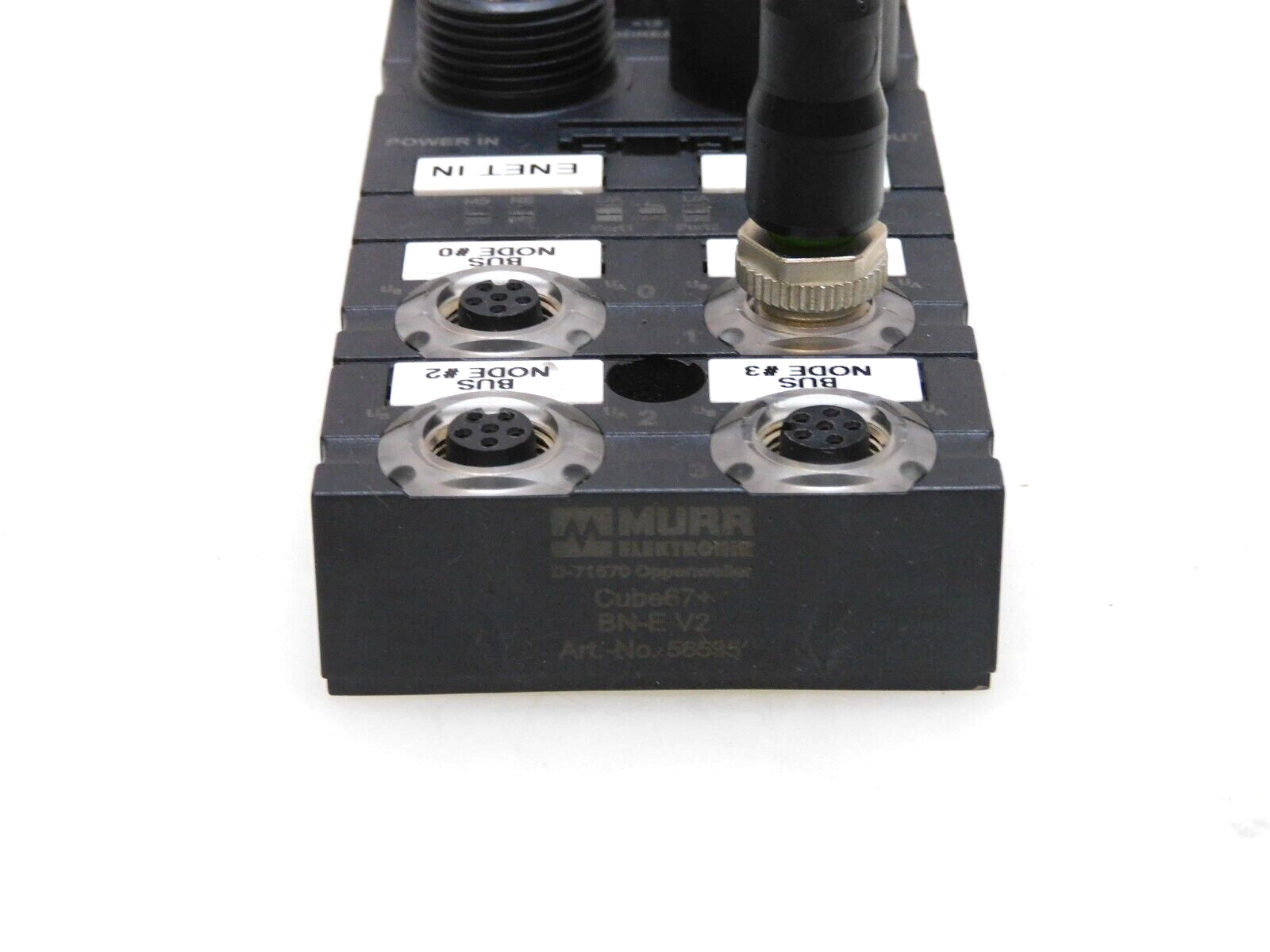 MURR ELEKTRONIK ART NO. 56535 CUBE67+ BN-E V2 EXPANSION MODULE W/ 7000-15041 RES