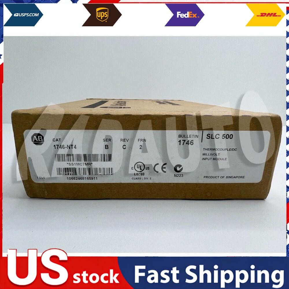 New Factory Sealed AB 1746-NT4 SLC 500 Input Module PLC 1746NT4 US Free Tax