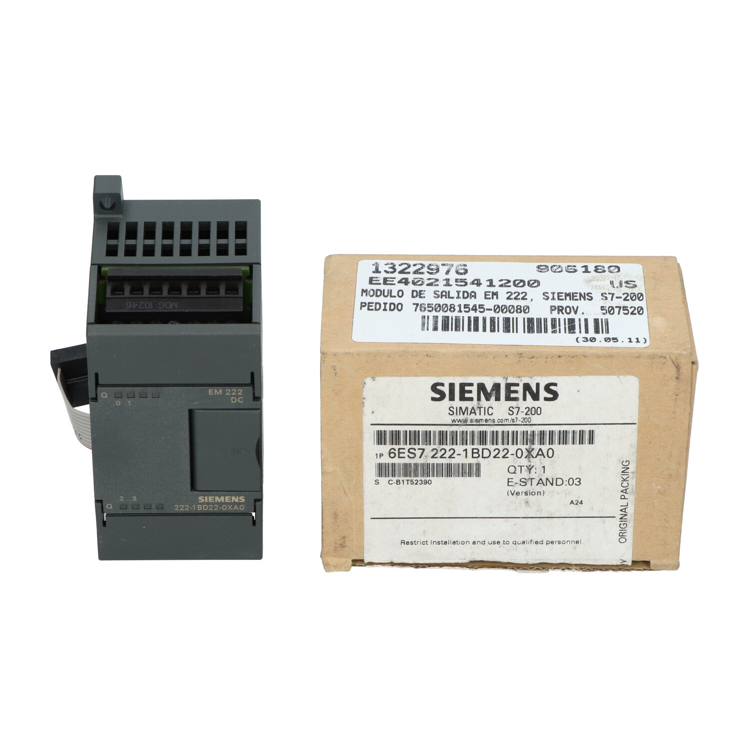 Siemens 6ES7222-1BD22-0XA0 SIMATIC S7-200 Digital Output Module New NFP