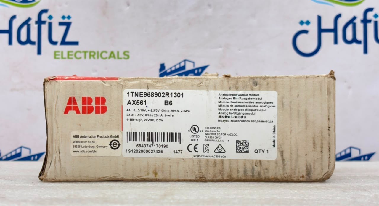 ABB AX561 B4 1TNE968902R1301 ANALOG INPUT/OUTPUT MODULE FREE FAST SHIPPING