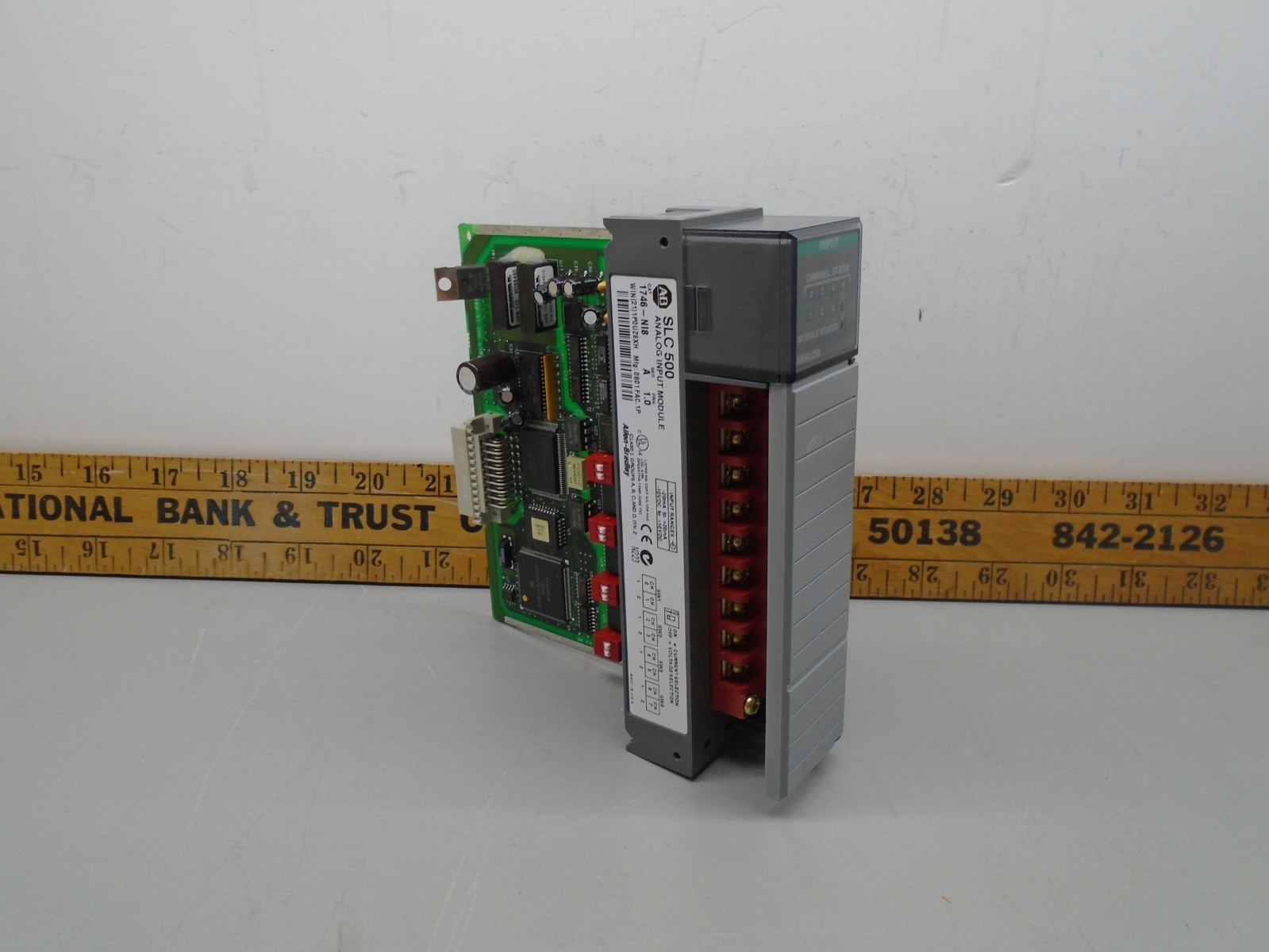 Allen Bradley 1746-NI8 frn 1.0 SLC 500 Analog Input Module Read Description W3