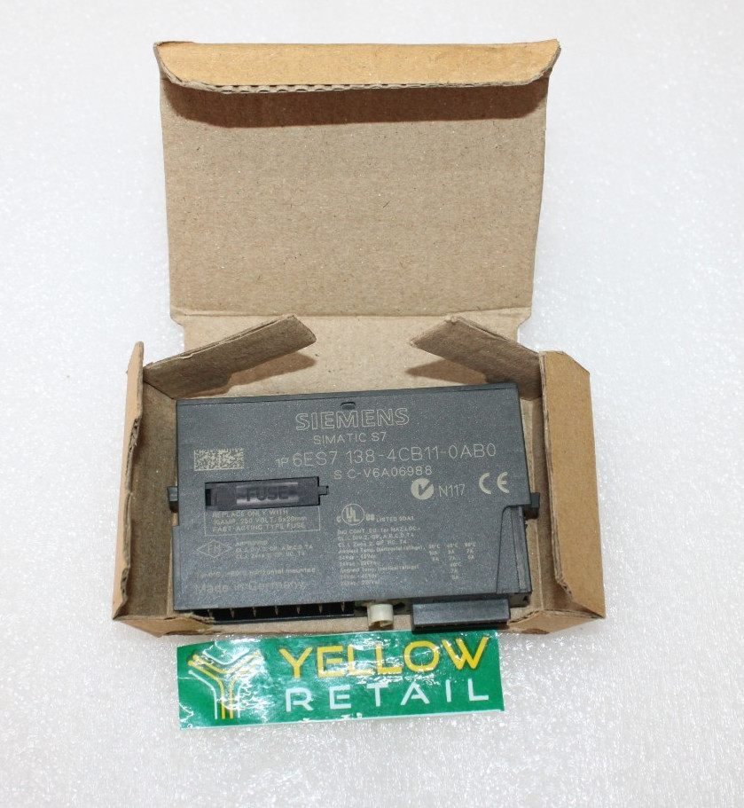 SIEMENS SIMATIC S7 6ES7138-4CB11-0AB0 POWER MODULE 6ES71384CB110AB0