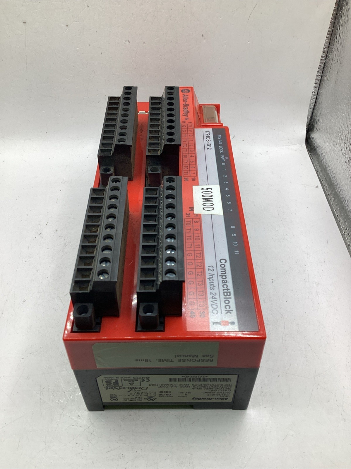 Allen Bradley 1791DS-IB12 Series A DeviceNet Safety Input Module Part #97309471