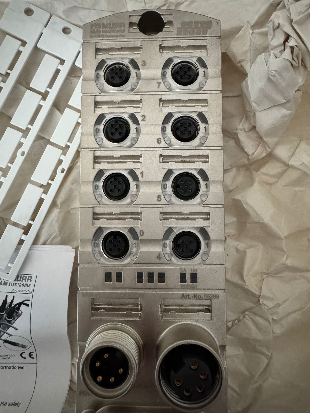 Murr Elektronik MVK-MPNIO DIO8 (DI08) Profinet I/O Module 55289 Industrial