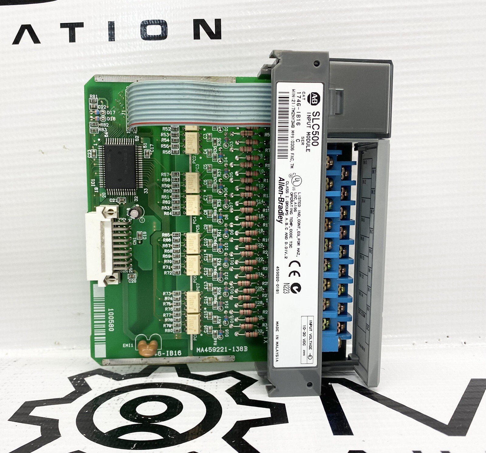 Lot of 5 Allen Bradley 1746-IB16 SLC 500 DC Input PLC Modules Used USA