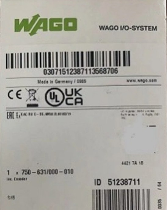 750-631/000-010 PLC Module 750-631/000-010 NEW IN BOX WAGO Free Shipping