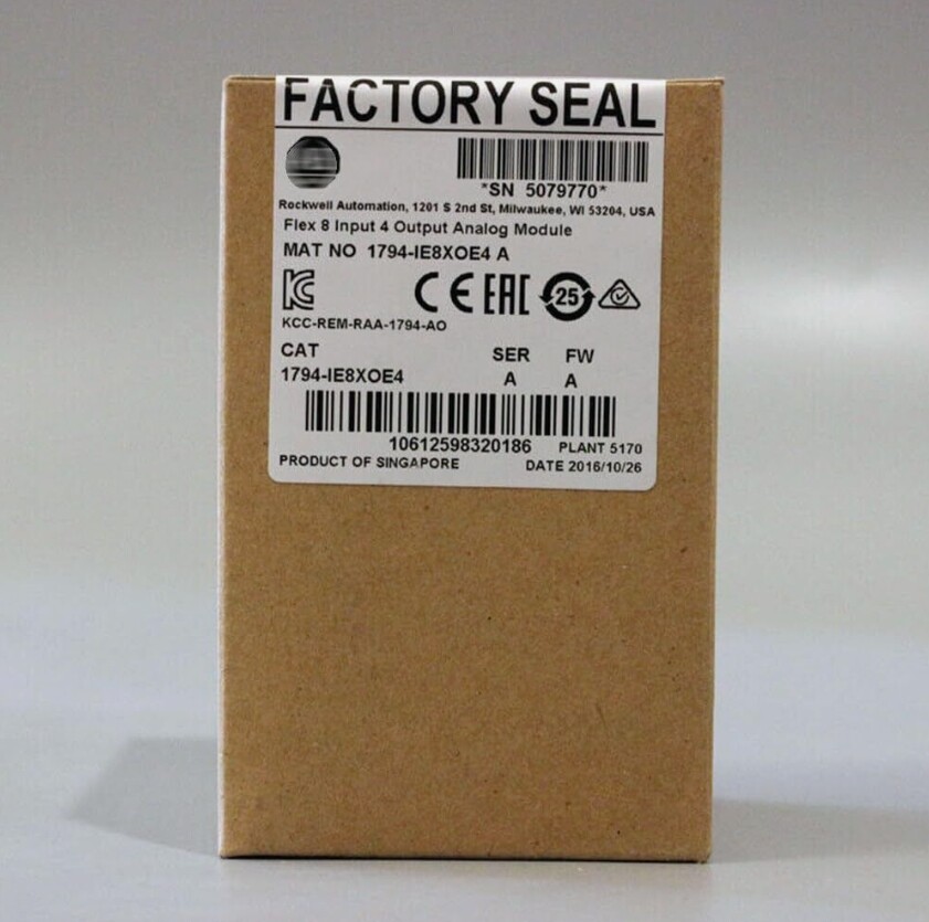 New Original AB 1794-IE8XOE4 1794IE8XOE4 Flex I/O Analog 8 Inputs 4 Outputs