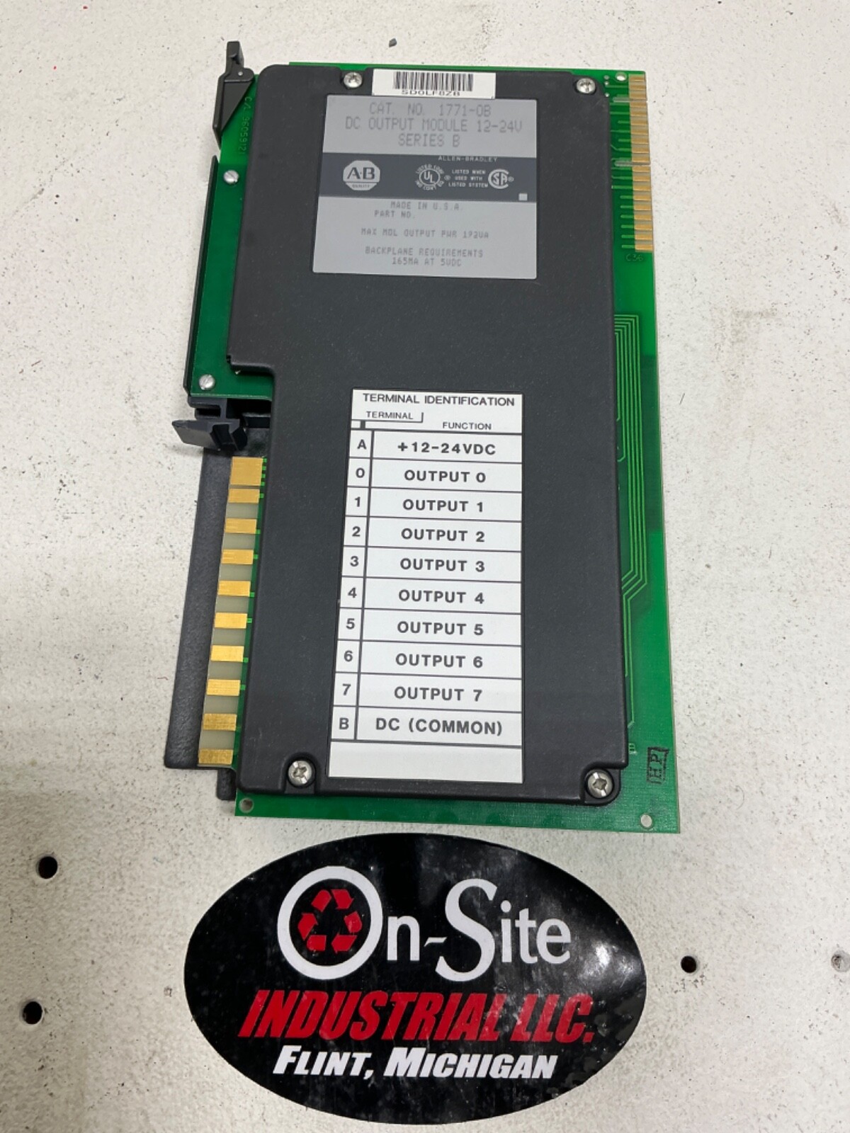 ALLEN-BRADLEY 1771-OB SERIES B DC OUTPUT MODULE 12-24V