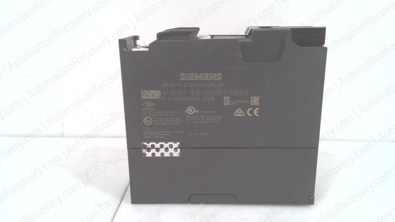 SIEMENS 6ES7 158-0AD01-0XA0, SIMATIC DP COUPLER #352820