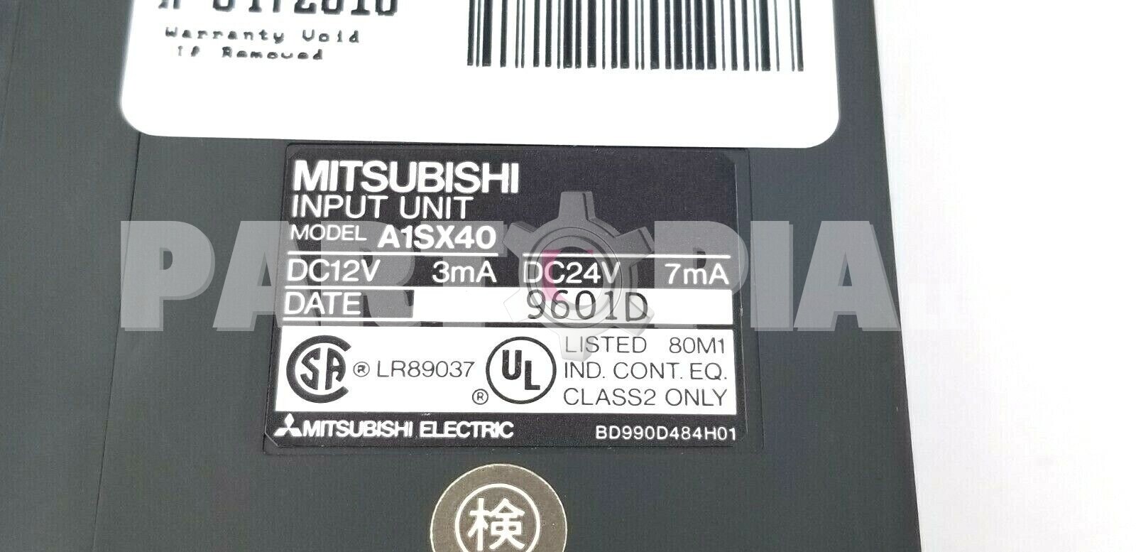 Mitsubishi A1SY50 Output Module & Lot of 3, A1SX40 Input Modules, DC 12/24V