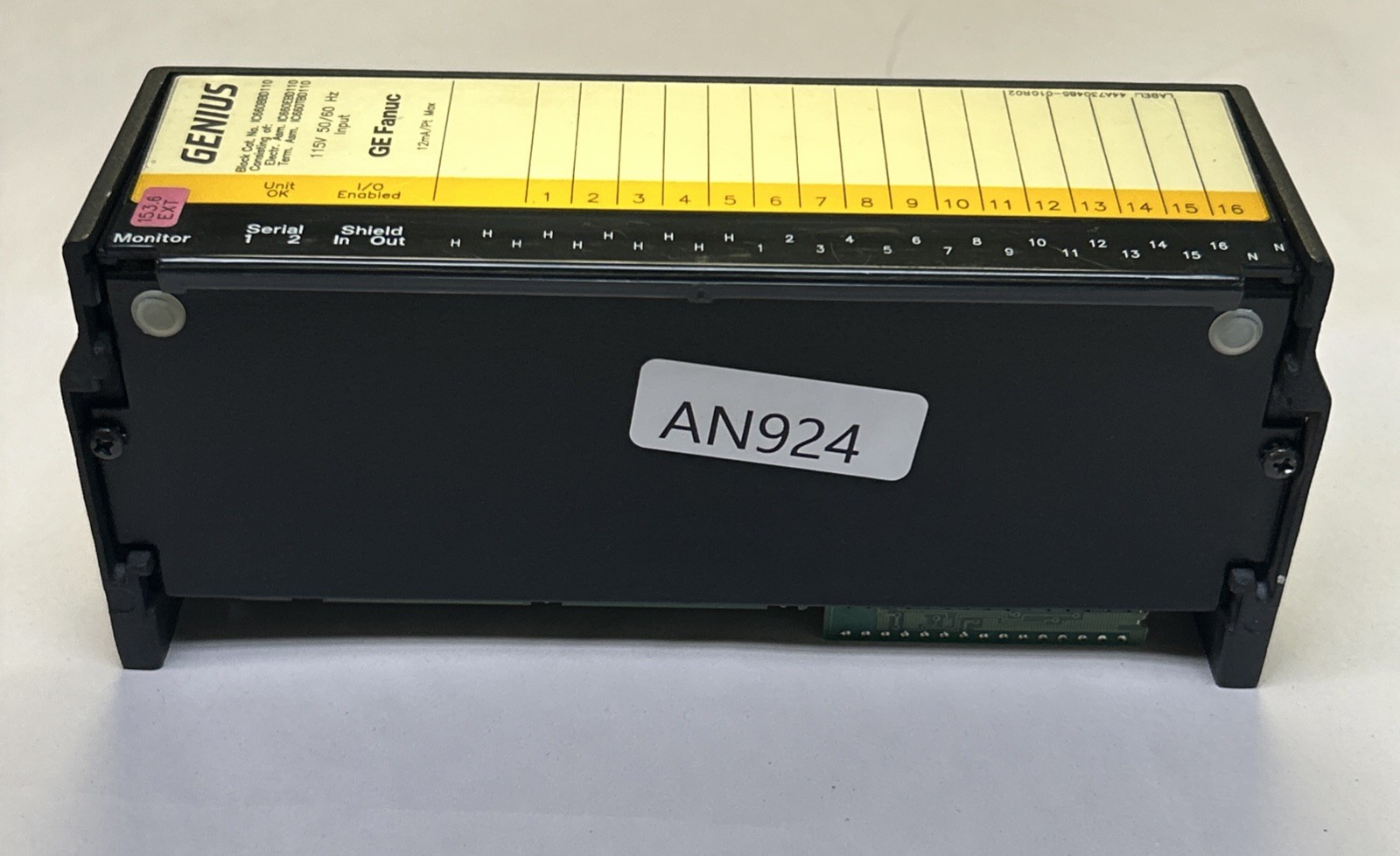 GE FANUC,IC660EBD110,GENIUS BLOCK I/O MODULE 115V