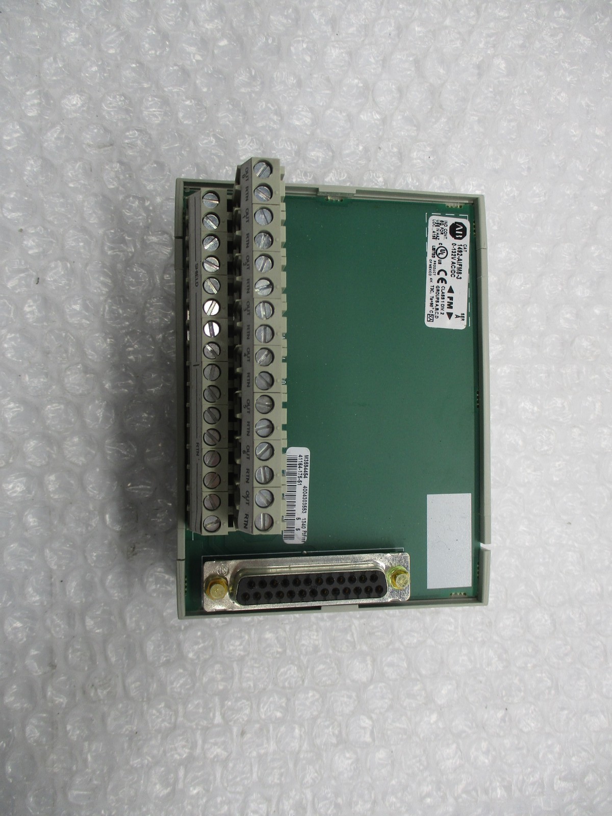 ALLEN BRADLEY 1492-AIFM8-3 SER.A MODULE NSNP