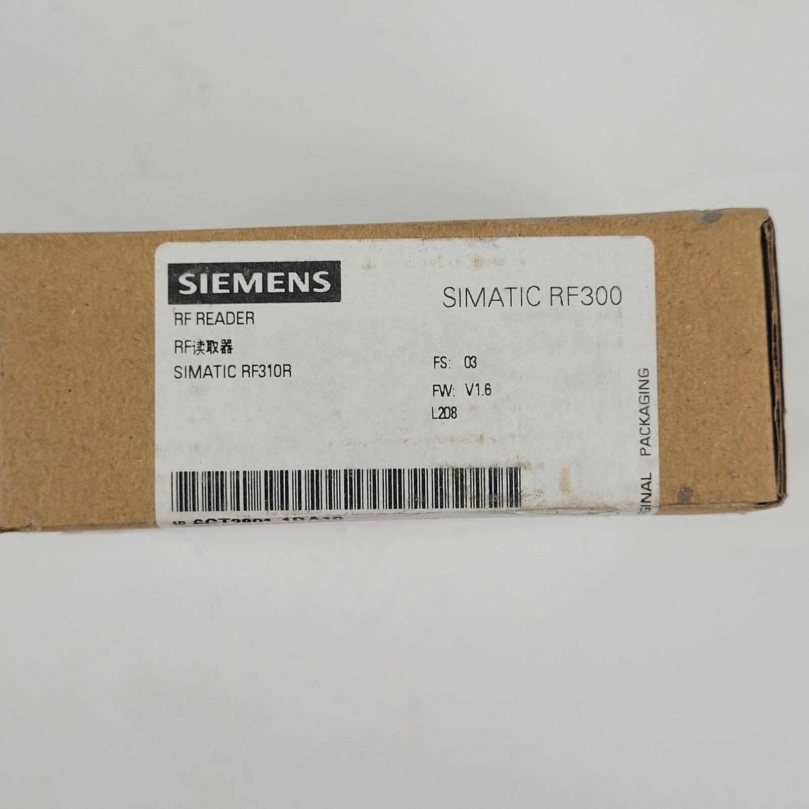 Siemens 6GT2801-1BA10 Reader Module, RS422 interface, IP67. -25 to +70 °C, 140MM