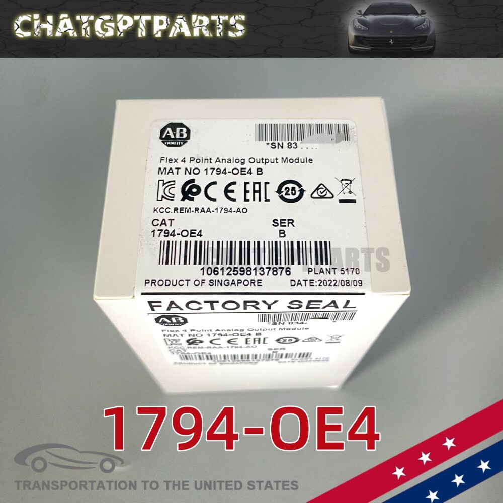 NEW 1794-OE4 Allen-Bradley 1794OE4 SER B Flex 4 Point Analog Output Module TX
