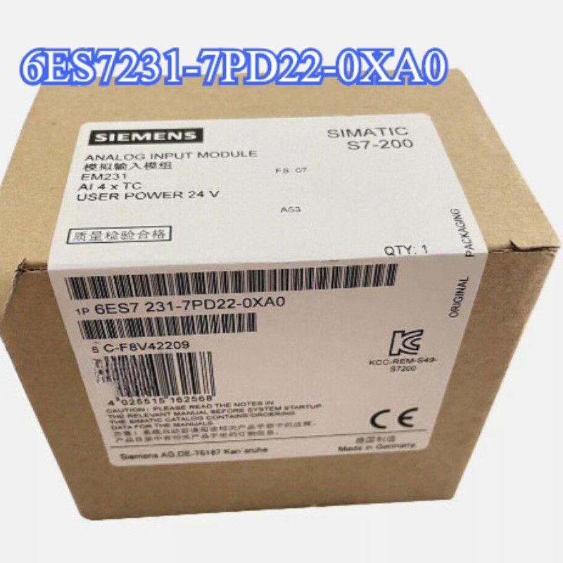 1PCS New Siemens 6ES7231-7PD22-0XA0 6ES7 231-7PD22-0XA0 NEW Module With Box