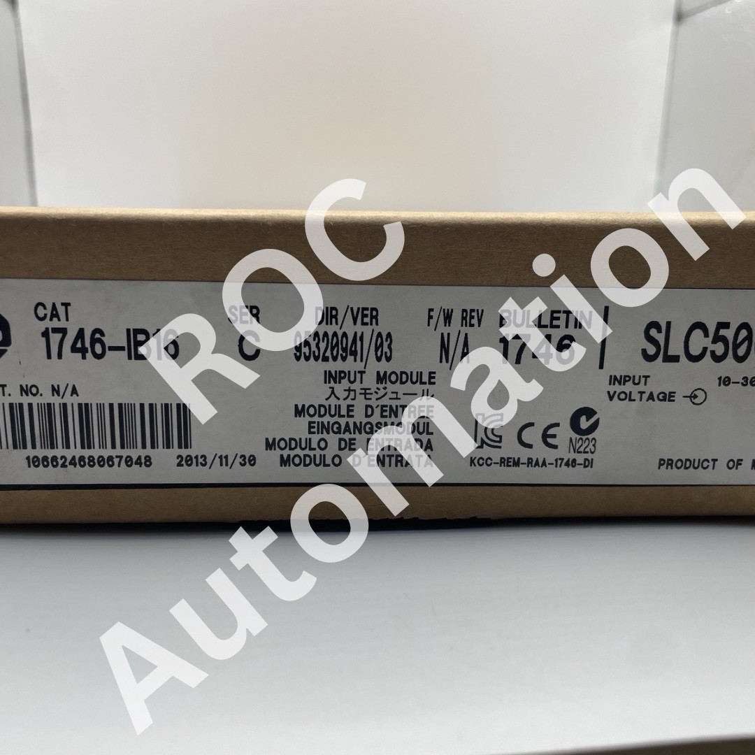 New Sealed Allen Bradley 1746-IB16 /C SLC 500 16-Ch 10-30VDC Input Module