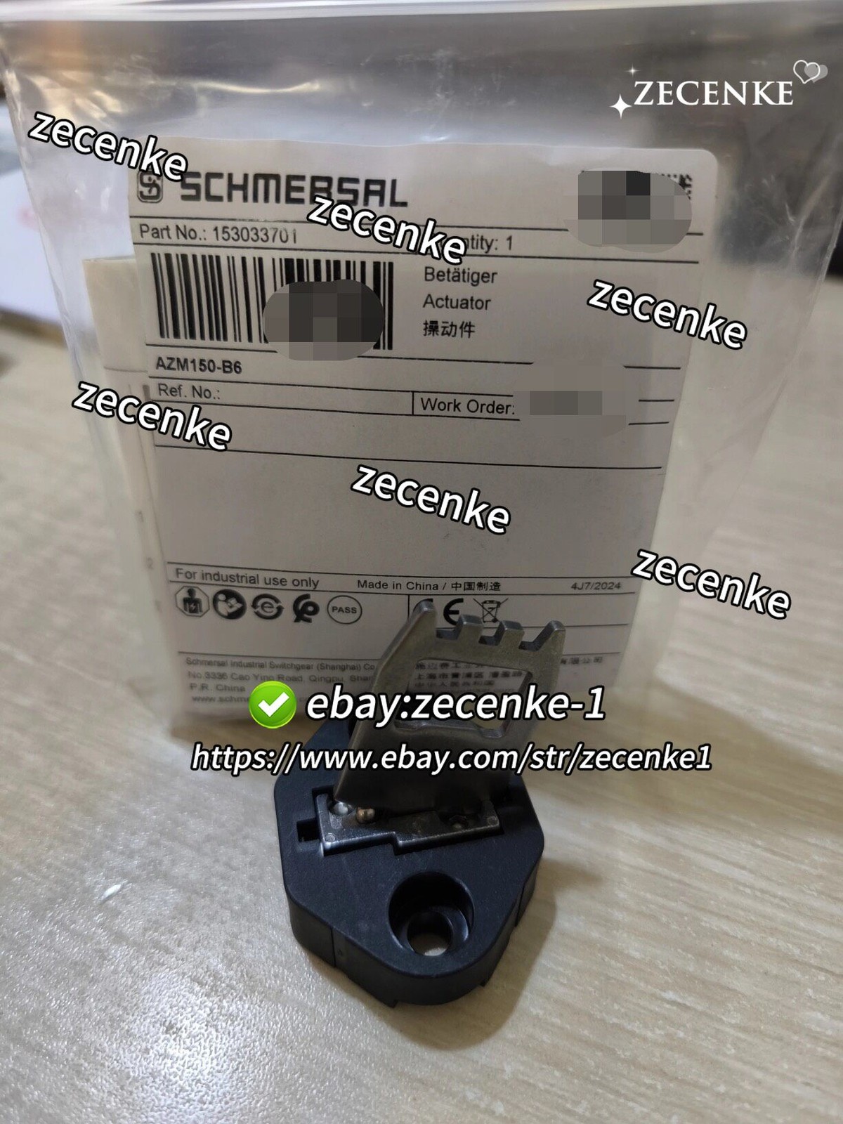 1 pcs NEW SCHMERSAL 131013775 Safety switch pin TZ/CO