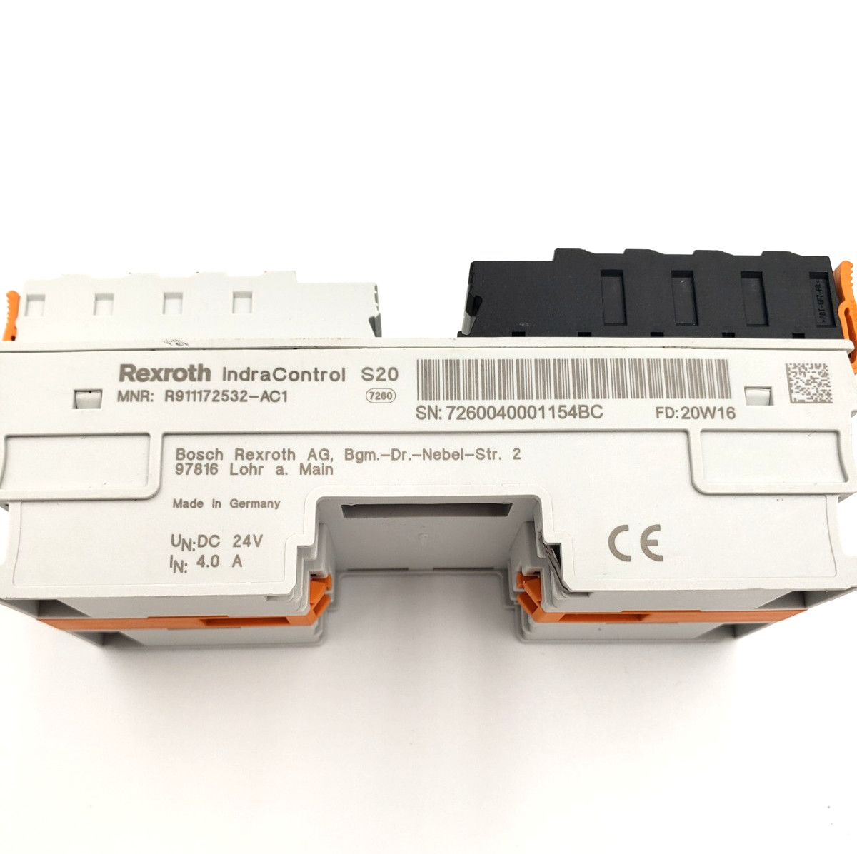 Bosch Rexroth S20-DI-16/4 IndraControl S20 R911172532 Digital Input Module