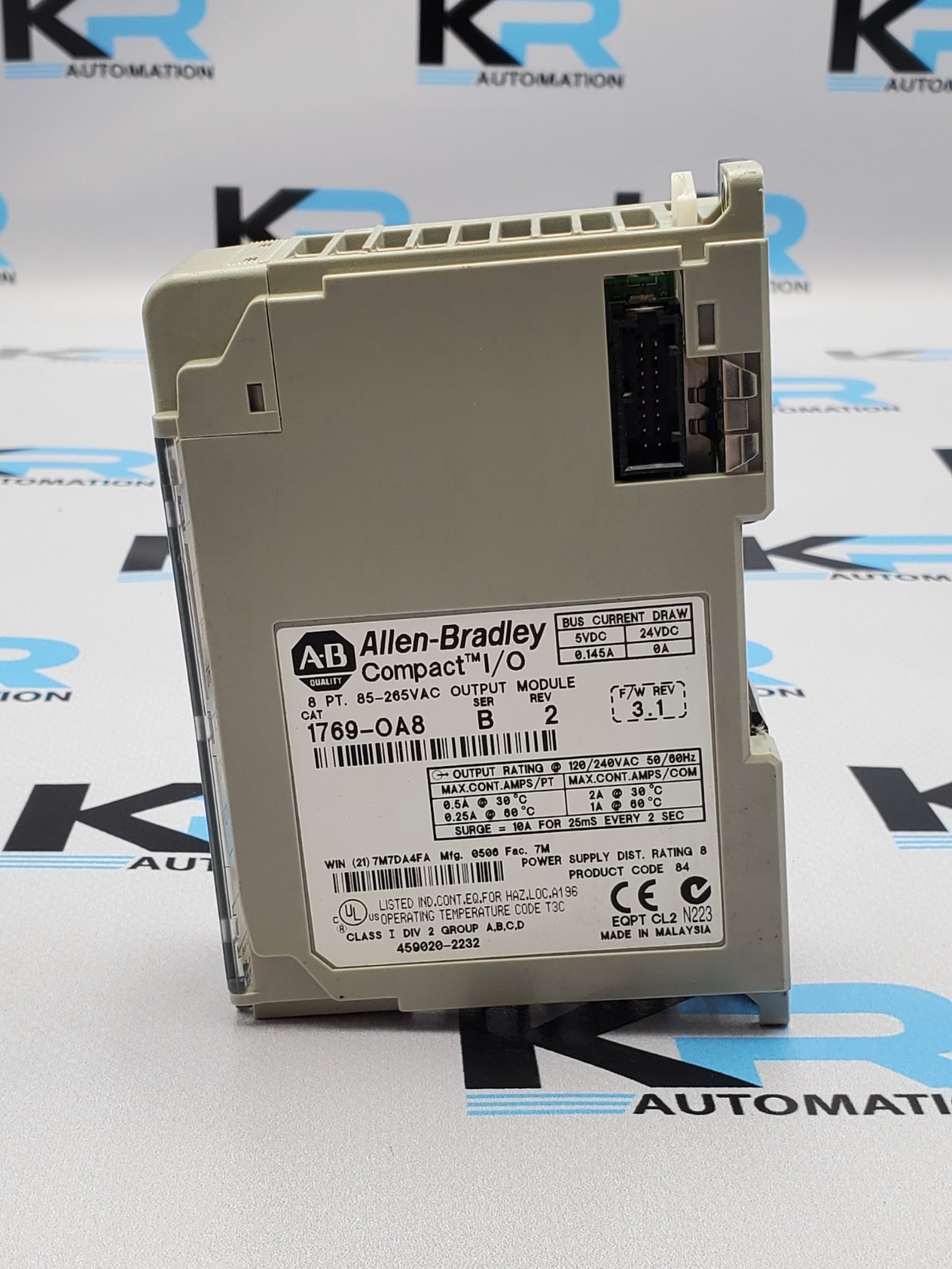 Surplus Pre-Owned Allen Bradley 1769-OA8 Compact I/O Output Module