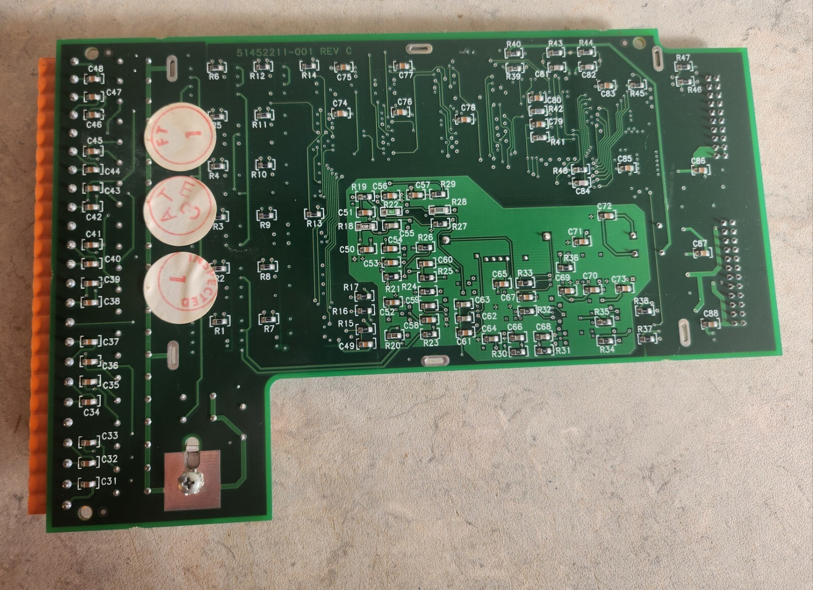 Honeywell 51452212-002 Rev E Multitrend Plus V5 Analog Input Module PCB Board