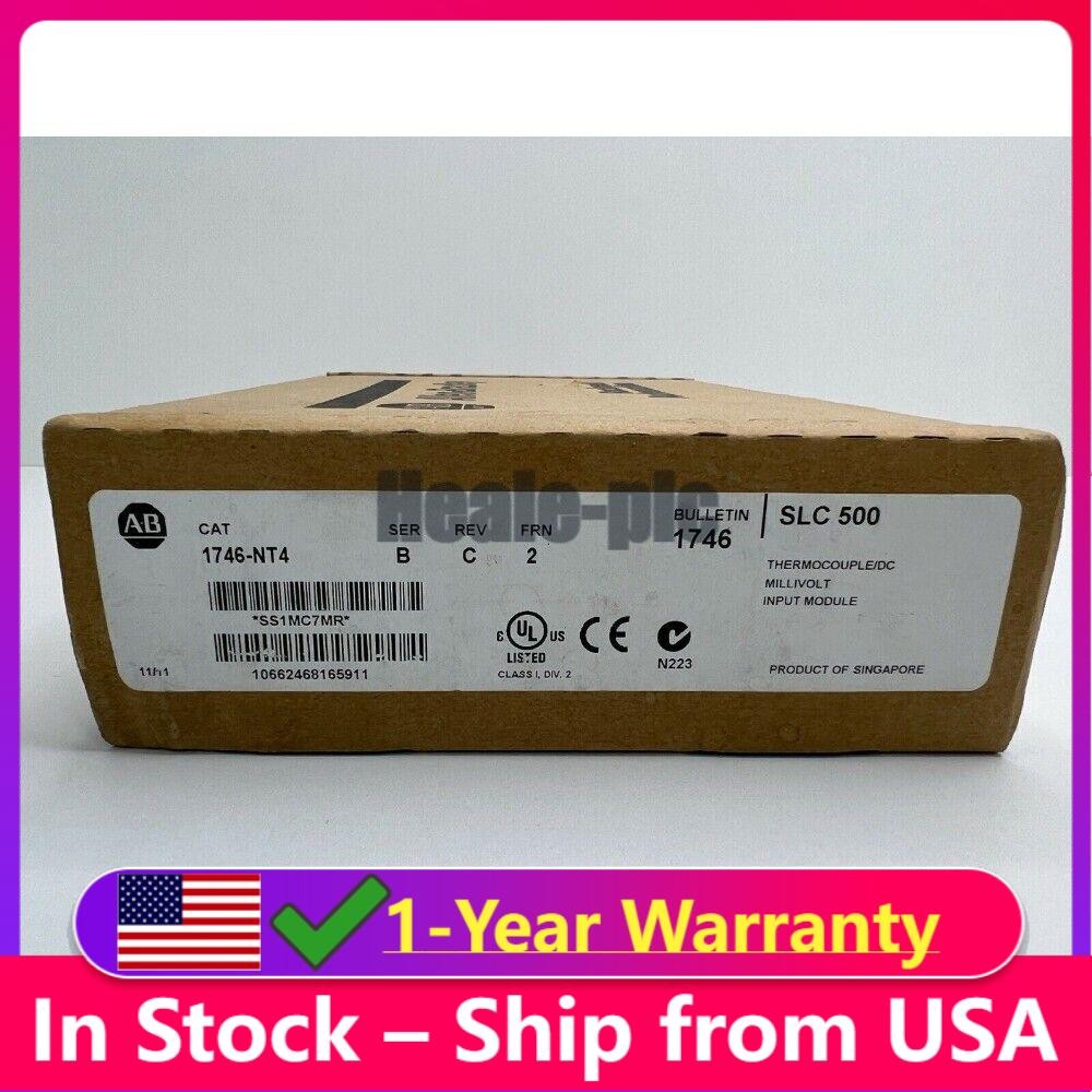 New Factory Sealed AB 1746-NT4 SLC 500 Input Module PLC 1746NT4 US Free Tax